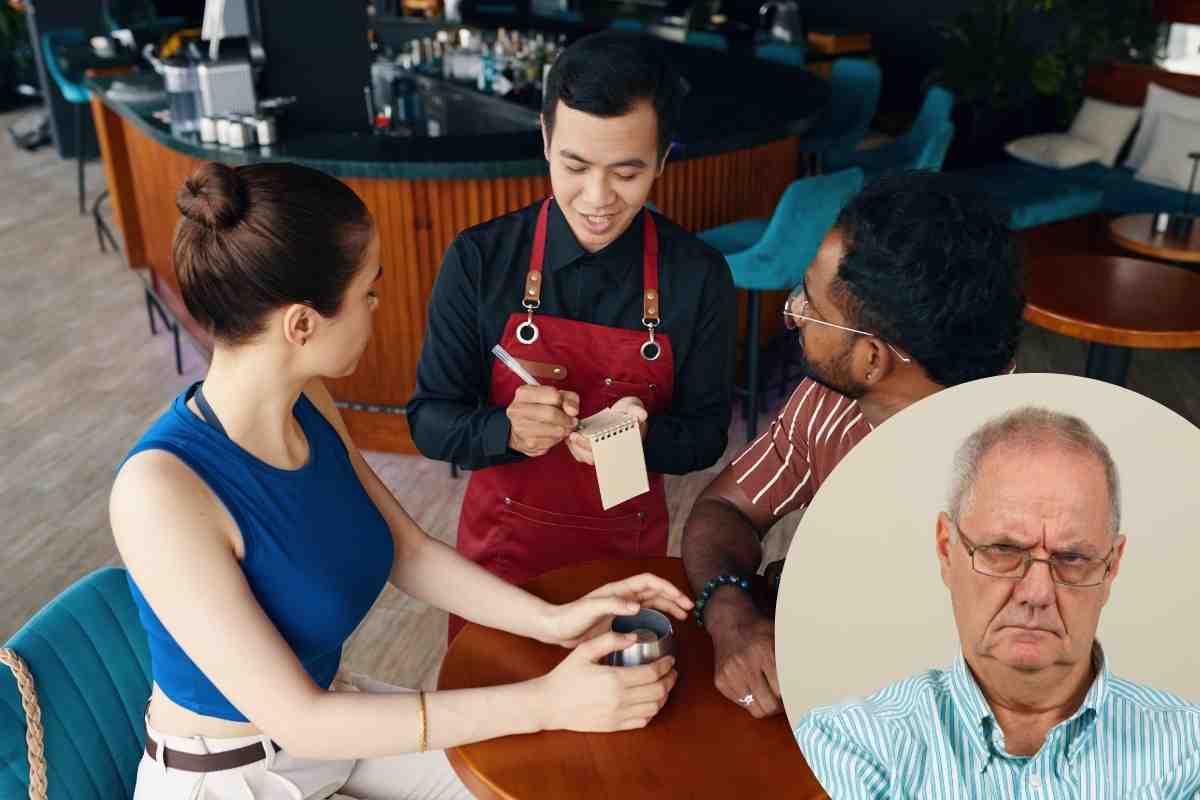 clienti ordinano al bar