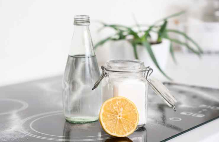 bicarbonato, aceto e limone