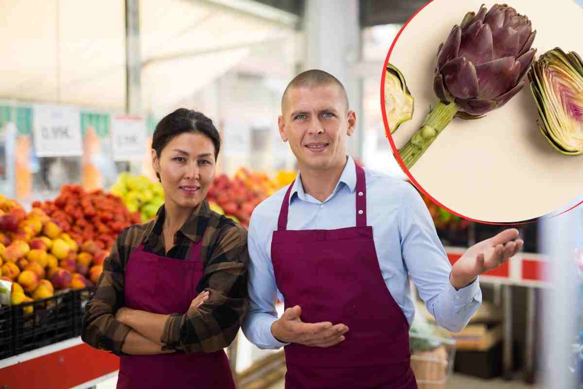 carciofi dal fruttivendolo