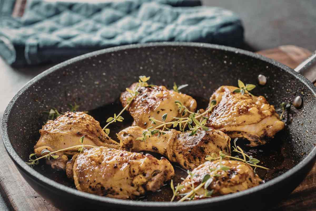 sovracosce di pollo in padella